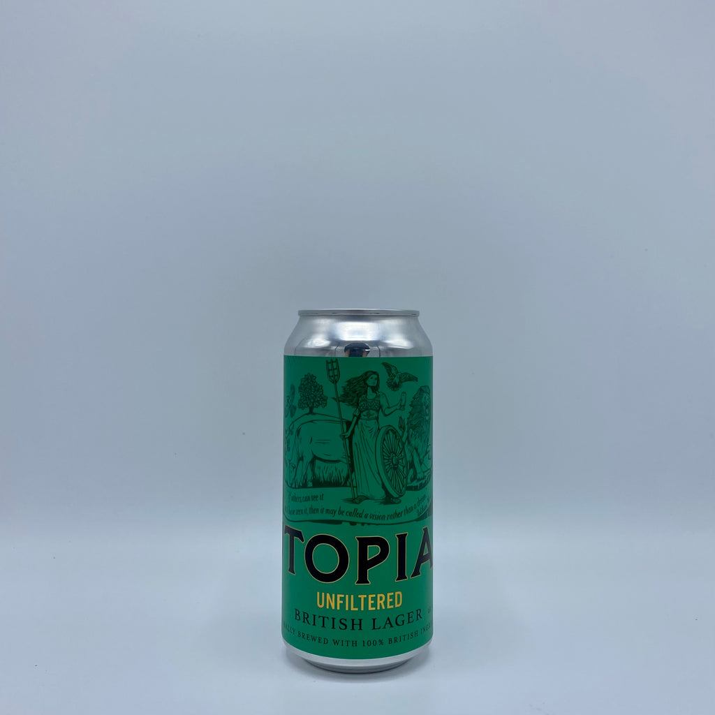 Utopian Brewing, Unfiltered British Lager - 4.7%, 44cl