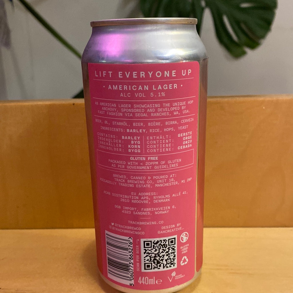 Track Brewing- Lift Everyone Up. 440ml. 5.1%