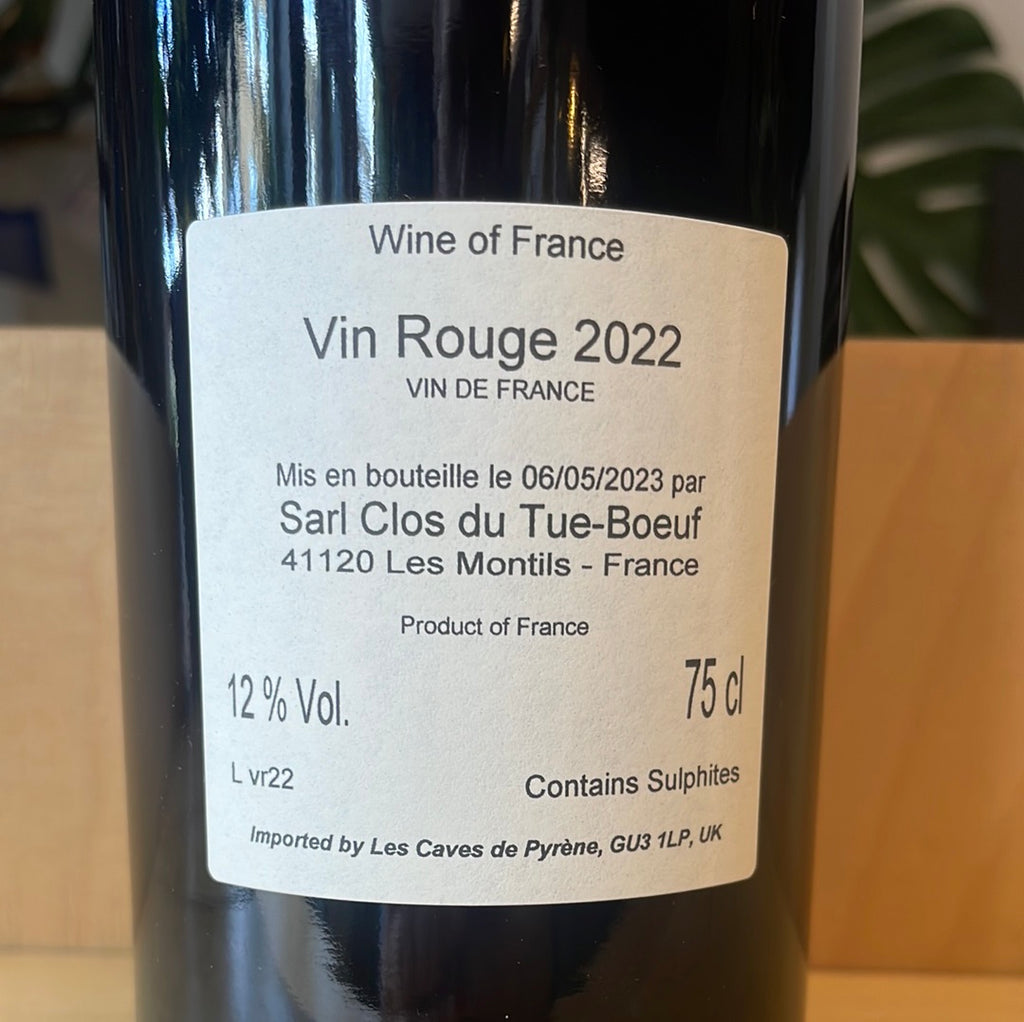 Clos du Tue-Bœuf, Vin Rouge 2022
