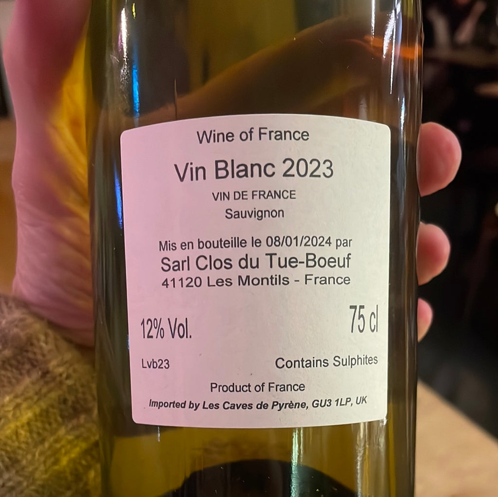 Le Clos du Tue-Boeuf, Vin Blanc 2023