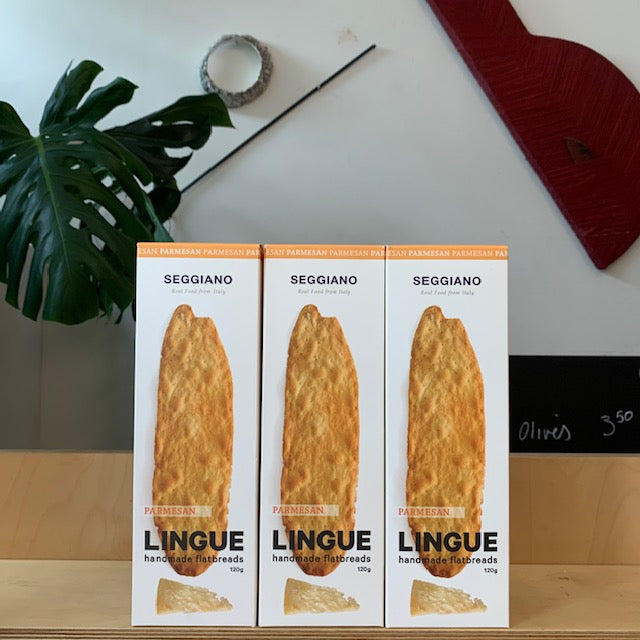 Seggiano Lingue Handmade Flatbreads - Parmesan 120g
