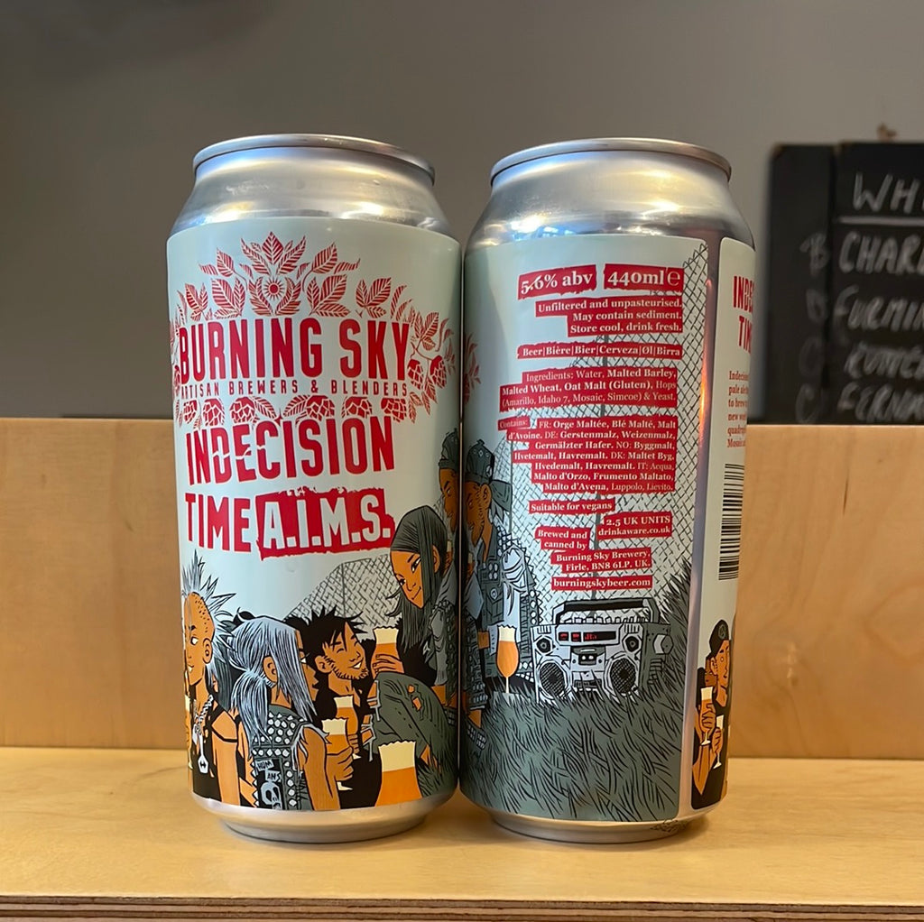 Burning Sky, Indecision Time, Pale Ale, 5.6%  440ml