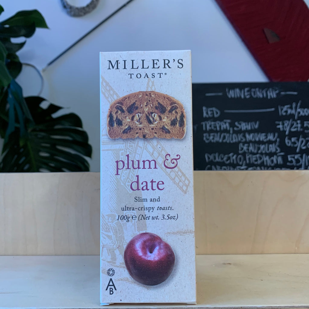 Miller's Plum and Date Toasts 100g