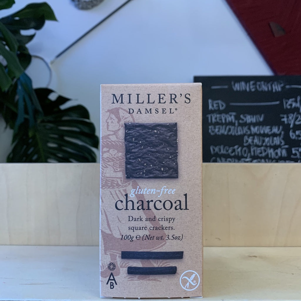 Miller's Damsel Gluten Free Charcoal Wafers 100g