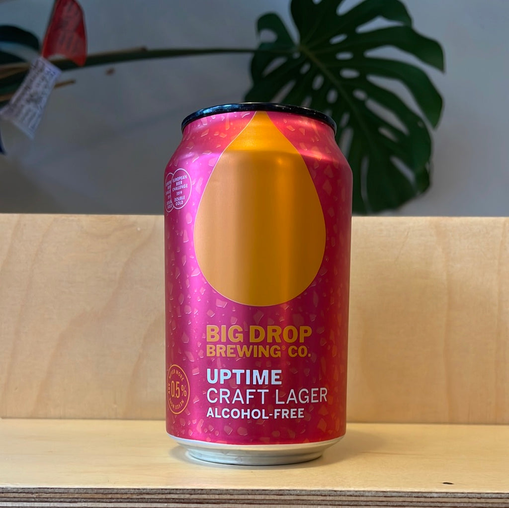 Uptime Lager - Big Drop (Low ABV) 0.5% 33cl