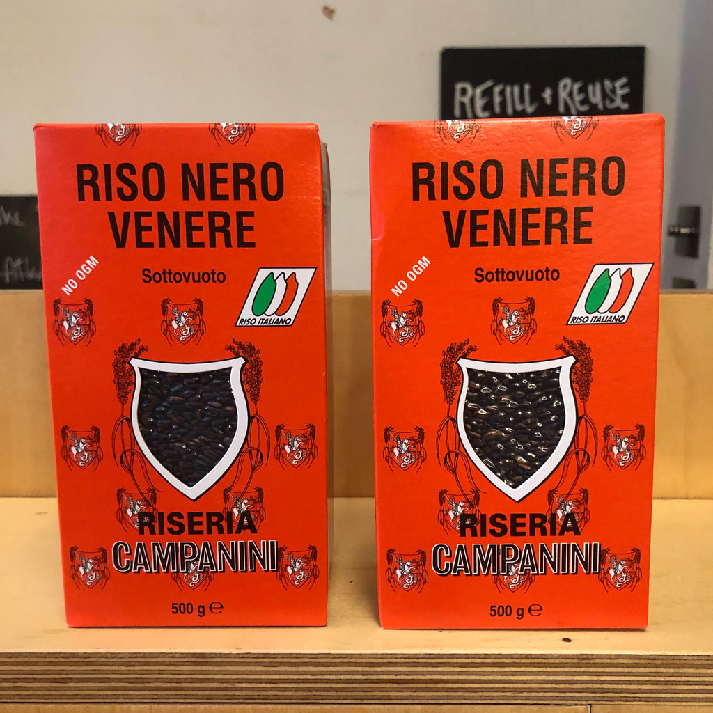 Campanini Riso Nero Venere Black Venus Rice 500g